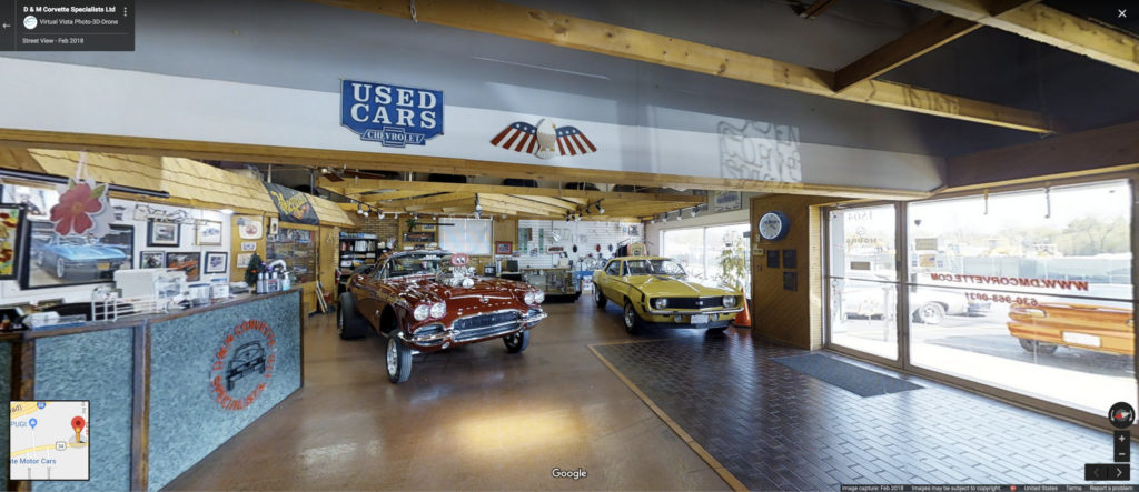 Google Street View of Corvette Dealer