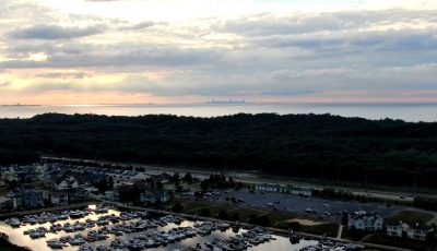 4K Real Estate Listing Drone Video of Marina in Portage Indiana